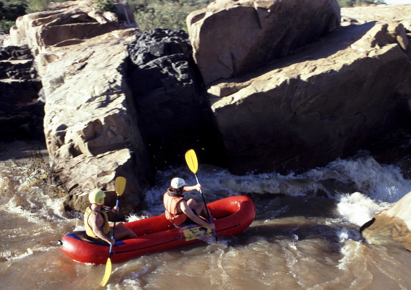 Rafting auf dem Great-Usuthu- River