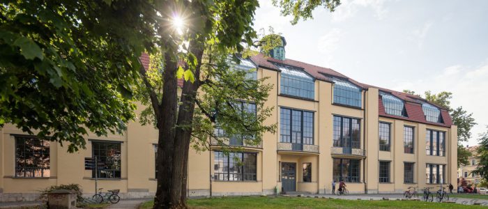 Weimar, Hauptgebäude Bauhaus-Universität Weimar. Fotograf Alexander-Burzik. Fotorechte Impulsregion