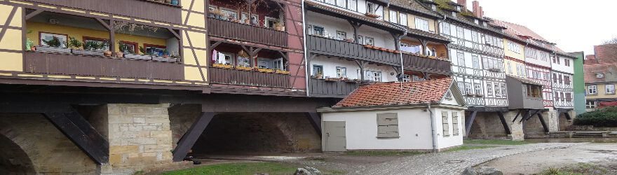 Krämerbrücke Erfurt - Titelbild zum Reisebericht Erfurt - Weimar