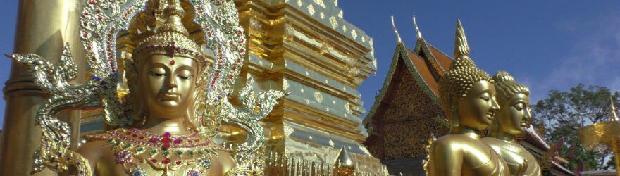 Thailand (2) Titelbild Tempelanlage Wat Phra That Doi Suthep - copyright Ludwig Neudorfer